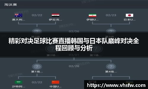 精彩对决足球比赛直播韩国与日本队巅峰对决全程回顾与分析