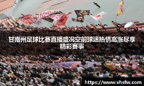 甘南州足球比赛直播盛况空前球迷热情高涨尽享精彩赛事