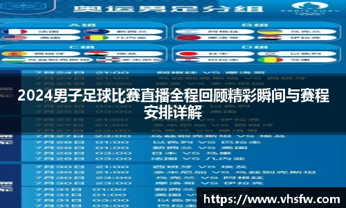 2024男子足球比赛直播全程回顾精彩瞬间与赛程安排详解