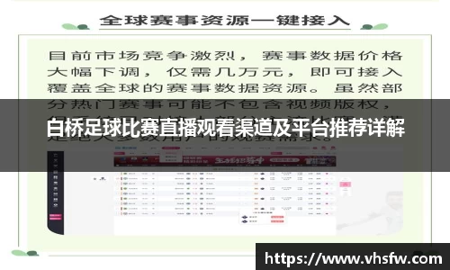 白桥足球比赛直播观看渠道及平台推荐详解